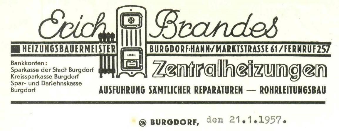 Heizungsbau Brandes - Meisterbetrieb seit 1934 in der vierten Generation in Burgdorf. Höchste Qualität in Sachen Heizungsbau und Badezimmer