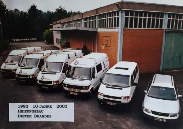Heizungsbau Brandes, Dieter Brandes, Fahrzeuge 2003